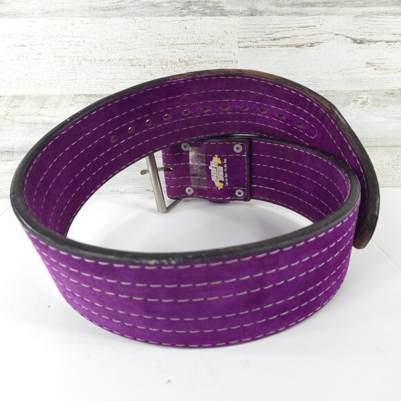 SAFE U.S.A. 10mm Single-Pronged PURPLE Powerlifting Belt SIZE XL ??? LENGTH 51in main image 7